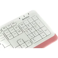 Комплект клавиатура + мышь A4Tech Fstyler F1010 (белый/розовый) фото 10